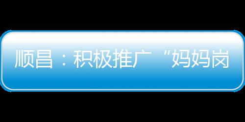【】在顺昌县妇联的妈妈岗帮助下